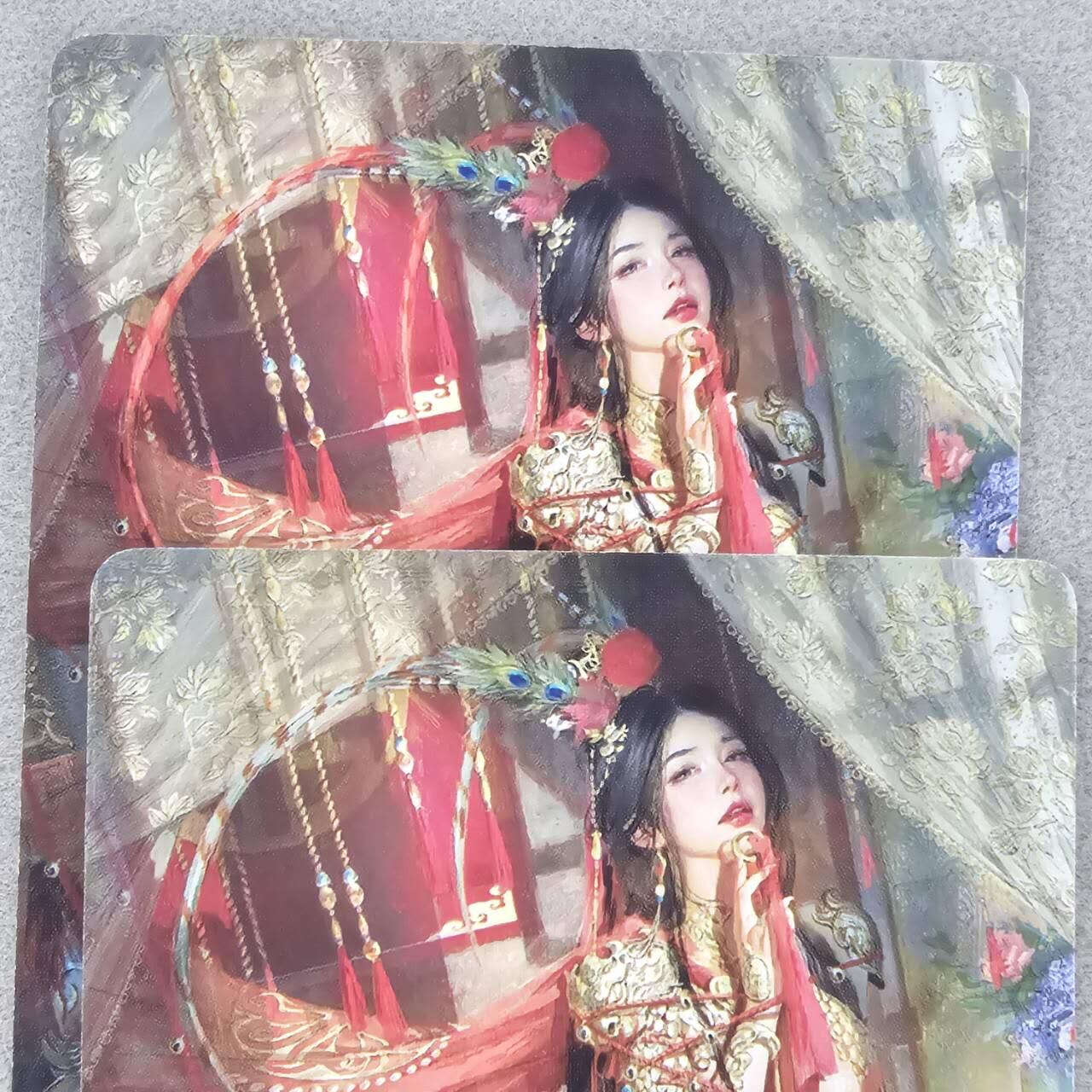 龙虎卡牌第五十九场（无佣金，满120包邮，周六晚上结拍，欢迎送拍） 普卡2张 燎原焱卡 刷子人姬传 扈三娘双服饰