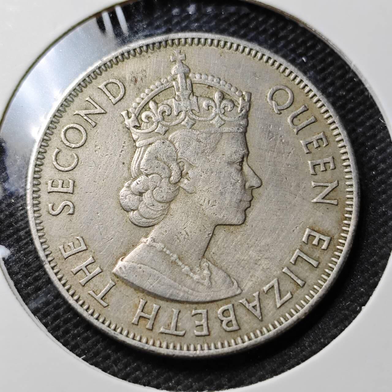 KK钱币收藏小铺 第354场 2月预留时间 周末发货  1955英属塞浦路斯米尔