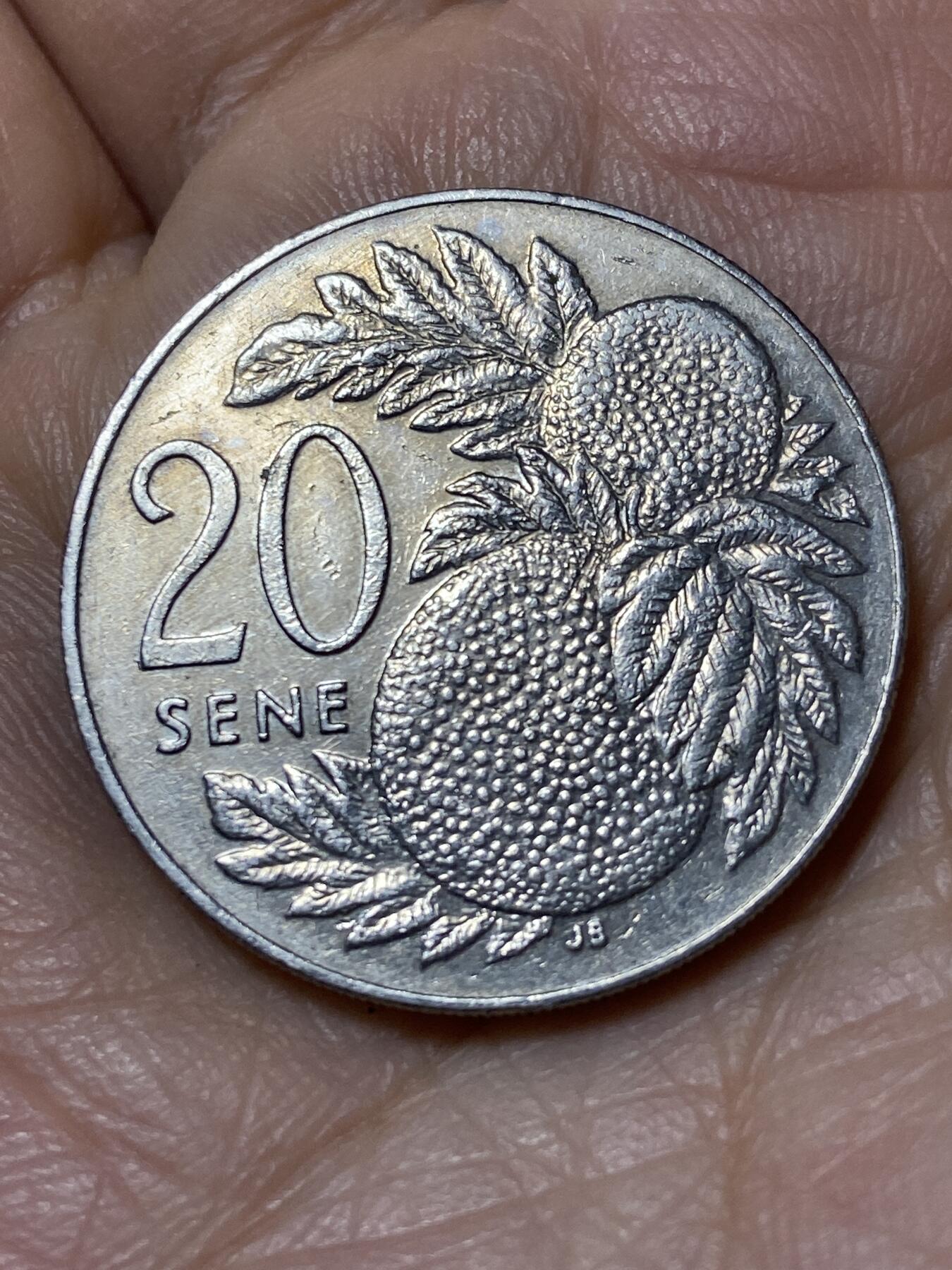 2025年第一百零九场(总第一百三十五场）外国好品散币(免佣金) 萨摩亚🇼🇸1993年20分(第二套)