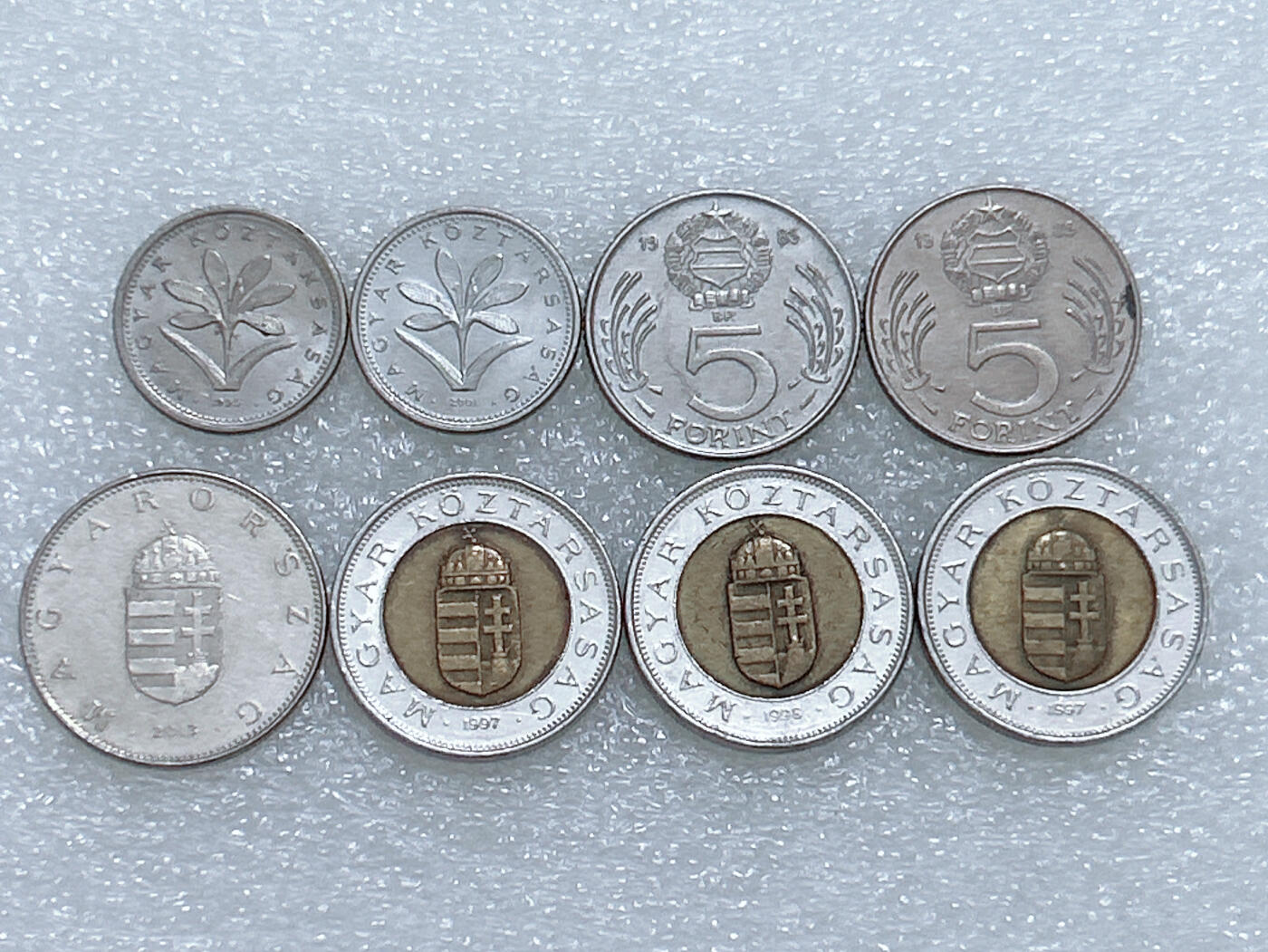 第一海外回流一元起拍收藏 散集专场  第254期 匈牙利硬币🇭🇺 8枚