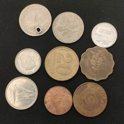 猩哥外币小铺➨【第196场】 - 硬币9个