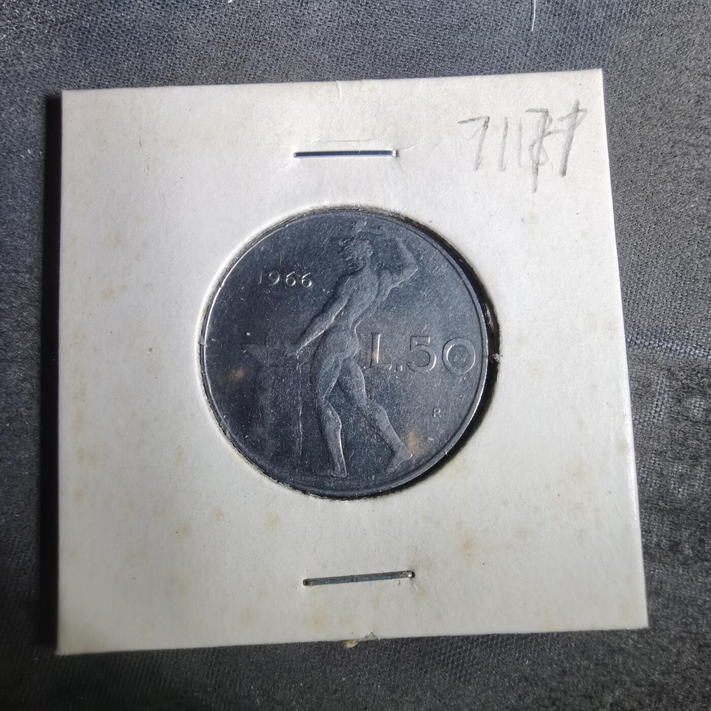 沼泽如烟--第871场 意大利1966年50里拉