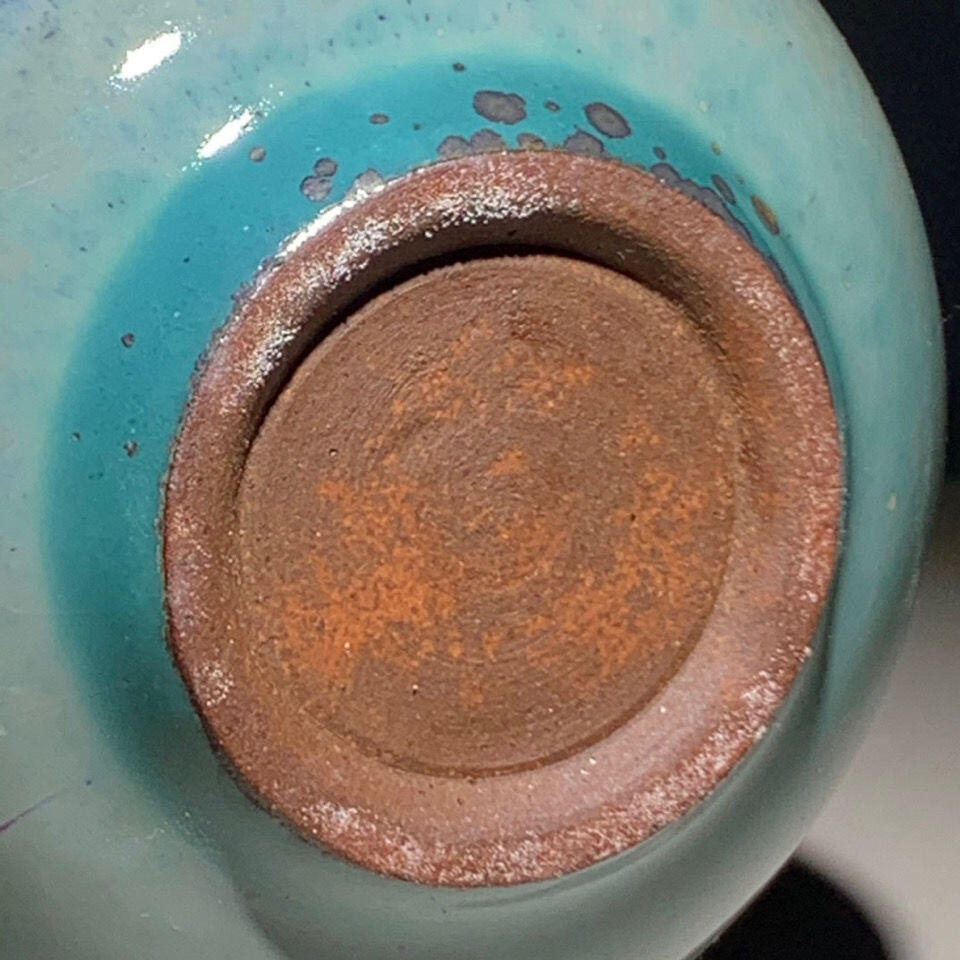 听雨轩 古玩陶瓷 钧瓷窑变釉葫芦瓶