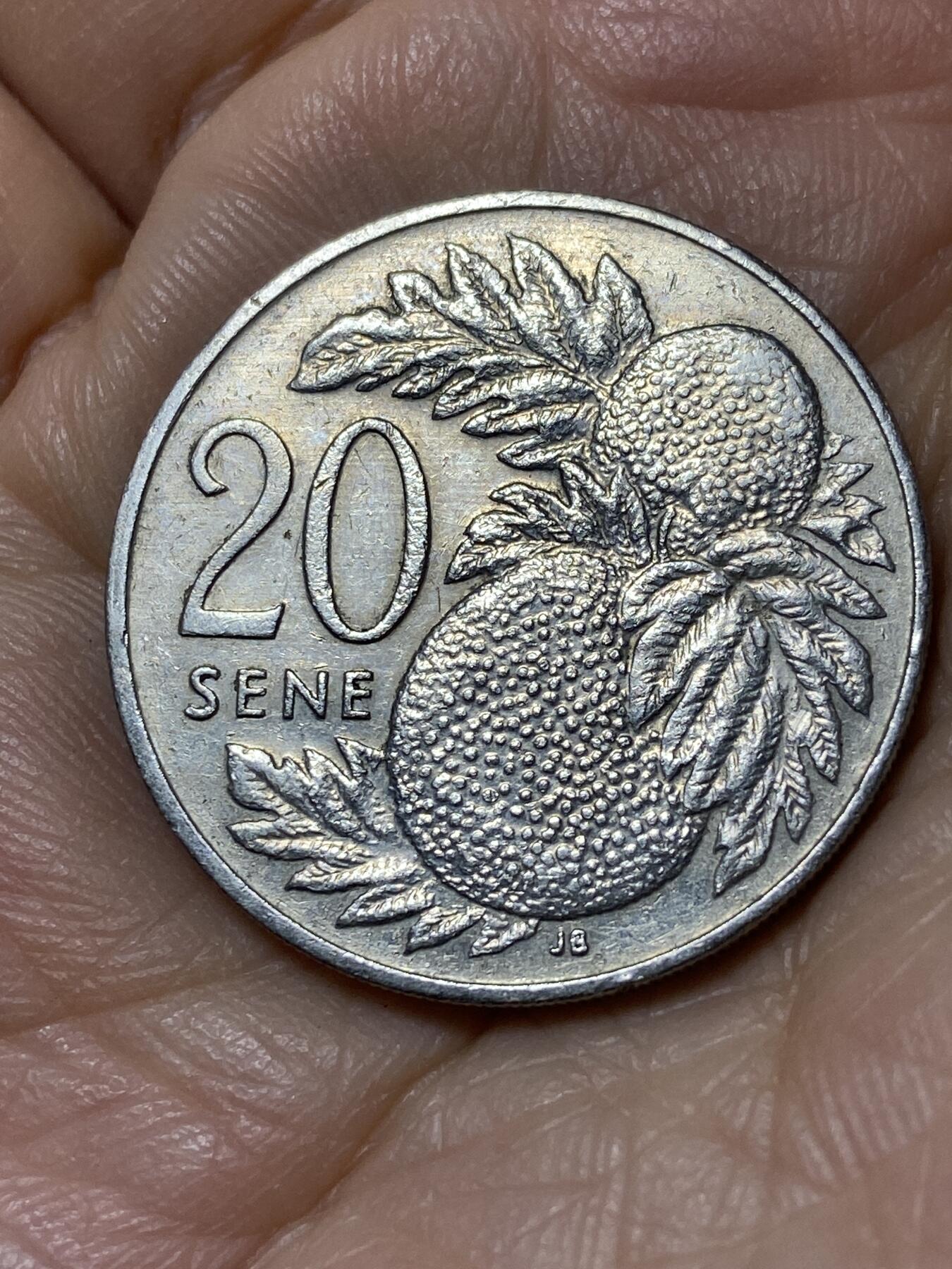 2025年第一百零九场(总第一百三十五场）外国好品散币(免佣金) 萨摩亚🇼🇸1993年20分(第二套)