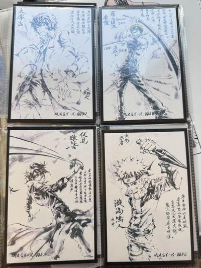 秋萤阁第25期 (10月15日周三晚上22点截拍，欢迎竞拍)  - 手绘复制画 工笔水墨 4张