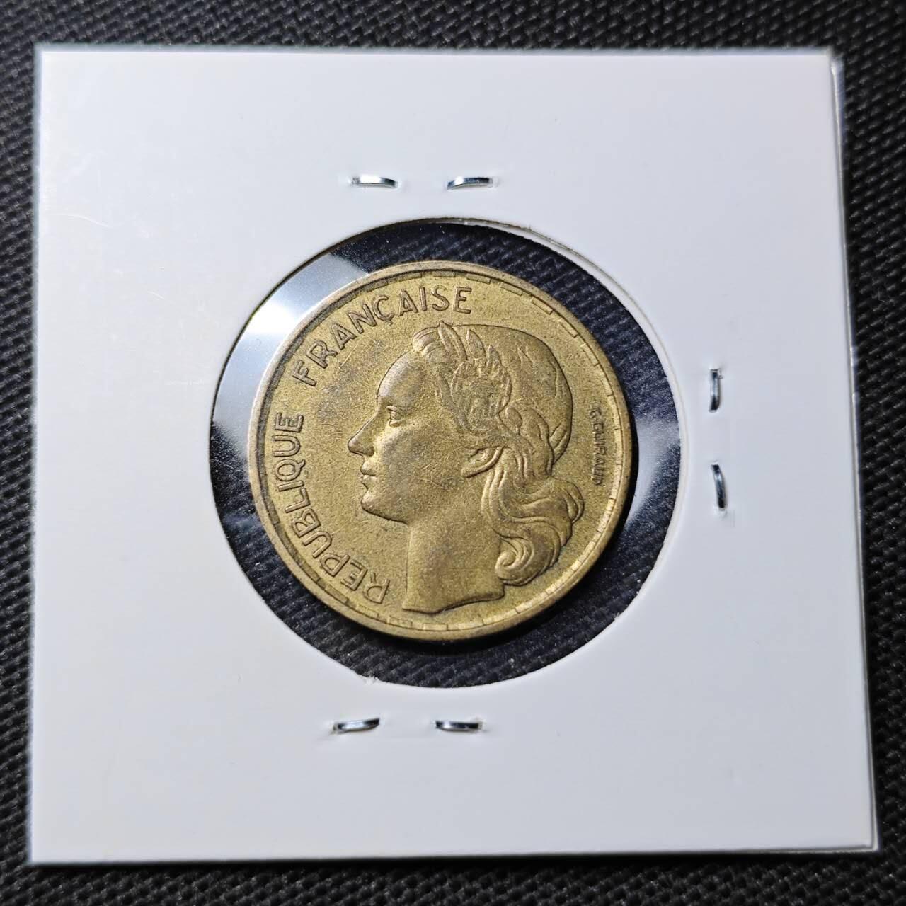 KK钱币收藏小铺 第354场 2月预留时间 周末发货  法国20法郎铜币