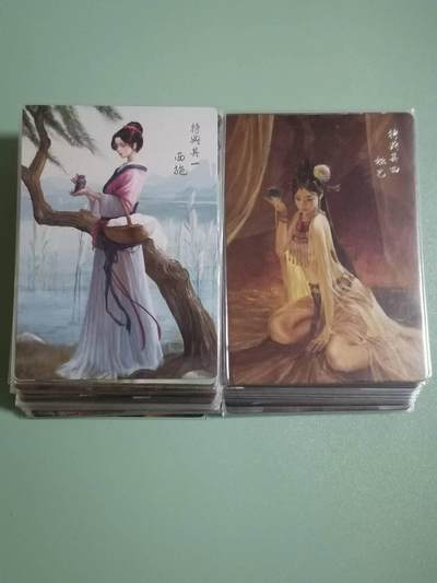 光影卡牌第24期，各家亲签，各家套卡，持续收拍品 - 史记英杰传，普卡1➕2弹78张，各别有出厂瑕疵
