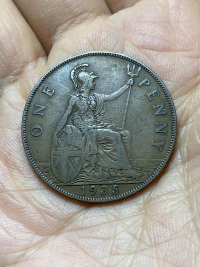 2025年第一百零九场(总第一百三十五场）外国好品散币(免佣金) - 英国🇬🇧1935年1便士(乔治五世第三版)