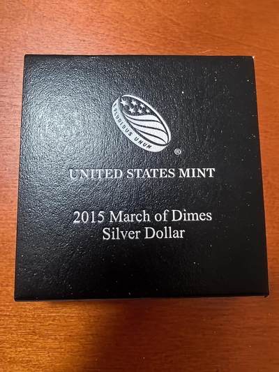 长老汇蛇年精选第六十一场拍卖 获奖币！2017克劳斯最富激情币！2015美国出生缺陷1美元精制银币，盒证全