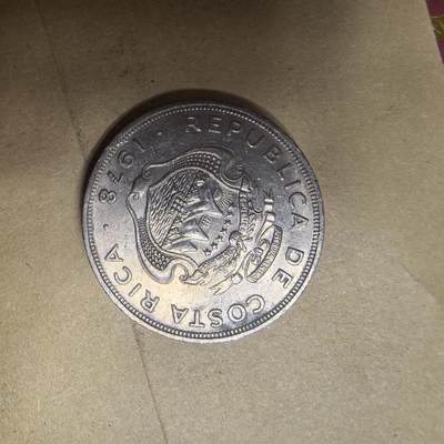 泡泡币外币第五场可代拍15038385335微信 - 1978年哥斯达黎加2元。