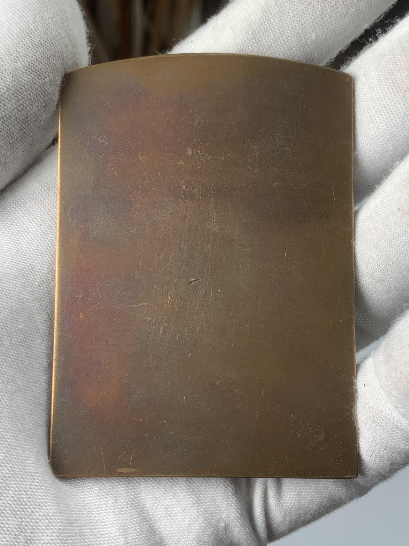 掌中浮雕-藏着的欧洲第037场 1900年《瞻仰》单面铜章，53*75mm，大师R.Marschall作品