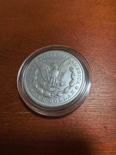 长老汇蛇年精选第六十一场拍卖 2021美国造币厂官方复刻摩根1美元银币，盒证全