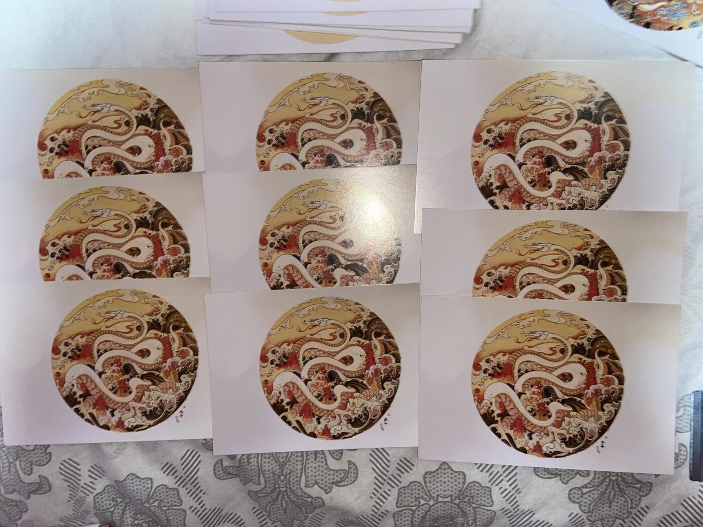 阳大大卡牌拍卖第76期（持续收拍品，周五晚上九点截拍，进群福利早知道） 明信片 9张 白蛇传 岱青（2