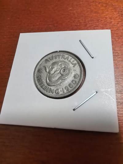 长老汇蛇年精选第六十一场拍卖 1960澳大利亚伊丽莎白二世1先令绵羊银币