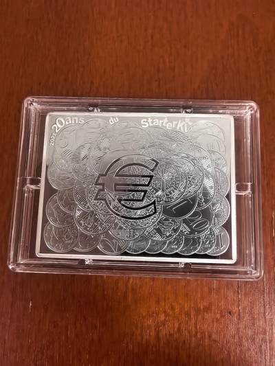 长老汇蛇年精选第六十一场拍卖 2021法国罗蒂名作播种者10欧元矩形精制银币，盒证全，3000枚