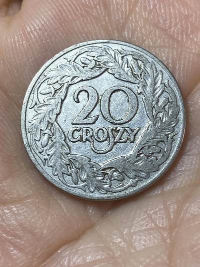 2025年第一百一十场(总第一百三十六场）外国好品散币(免佣金) - 波兰🇵🇱1923单年份20格罗希(纯镍材质版)