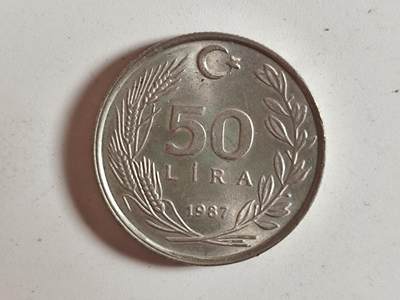 10月13日纸币散币专场拍卖（1元起） - 土耳其50里拉