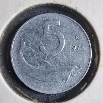 沼泽如烟--第875场 - 意大利1973年5里拉