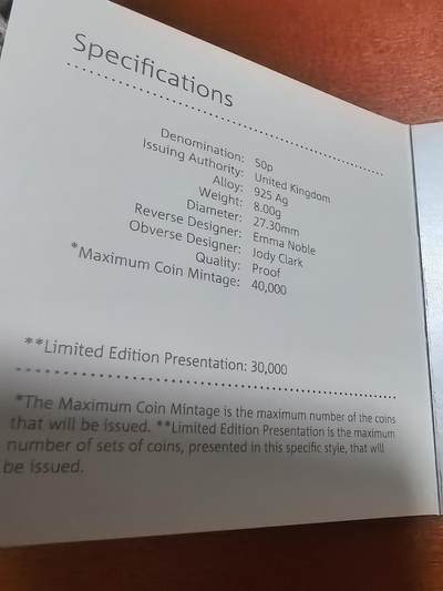 长老汇蛇年精选第六十一场拍卖 2017英国彼得兔系列汤姆猫50便士精制彩色银币，原盒证