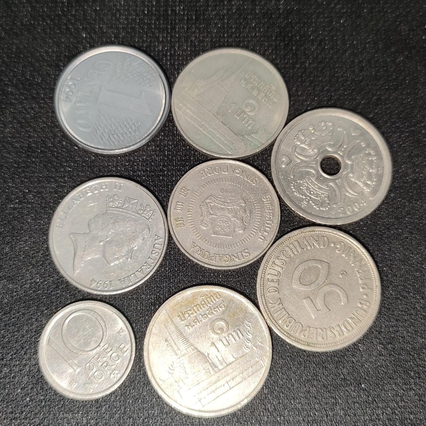 猩哥外币小铺➨【第196场】 硬币8个