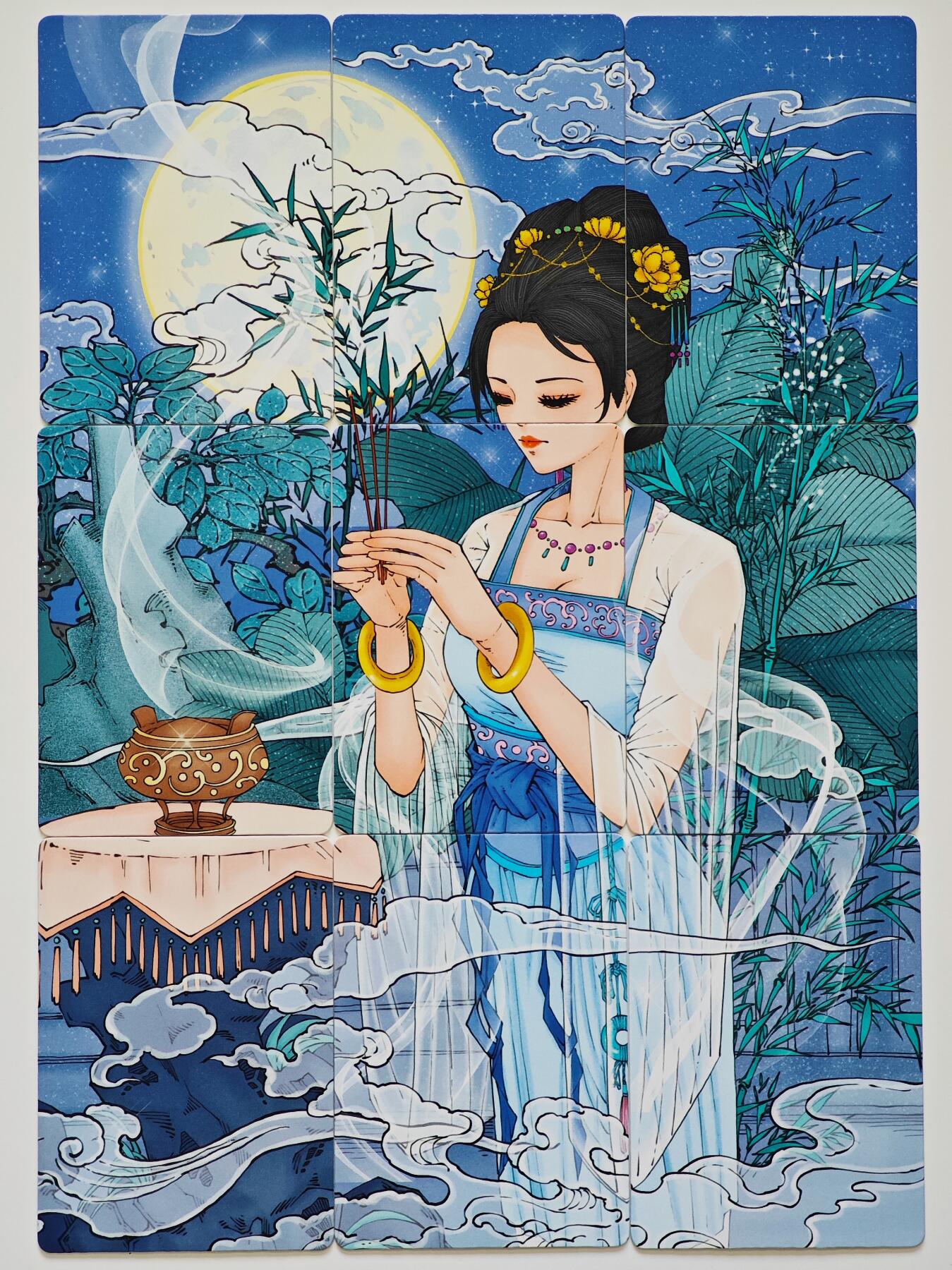 白泽拍卖卡牌手绘专场第26期（霜降天寒蝉噤语，风高夜冷桂留香）