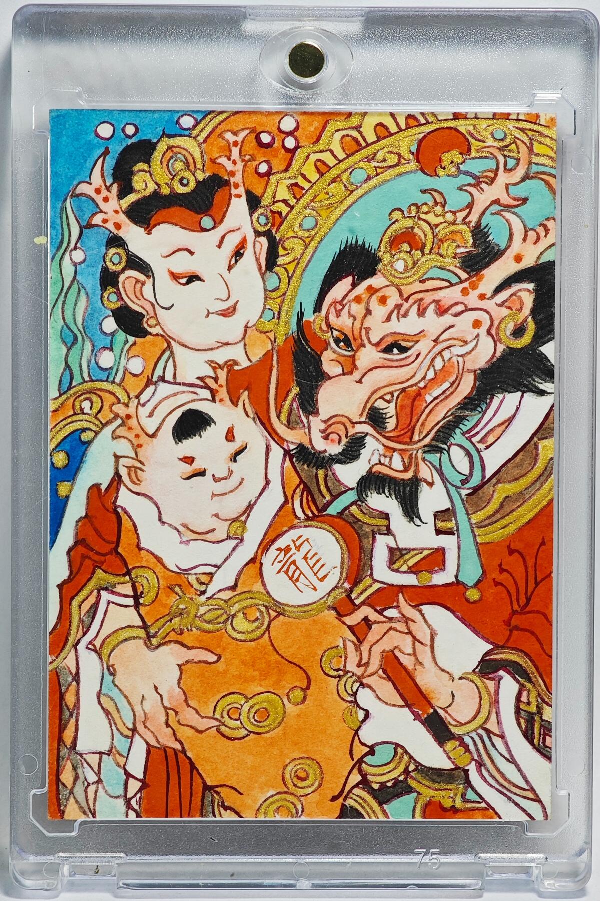 白泽拍卖卡牌手绘专场第26期（霜降天寒蝉噤语，风高夜冷桂留香）