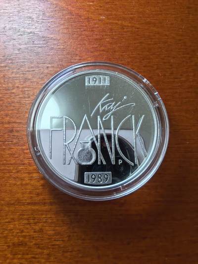 长老汇蛇年精选第六十一场拍卖  2011芬兰弗兰克工业艺术10欧元精制银币，普制5000枚，精制1万枚，盒证全