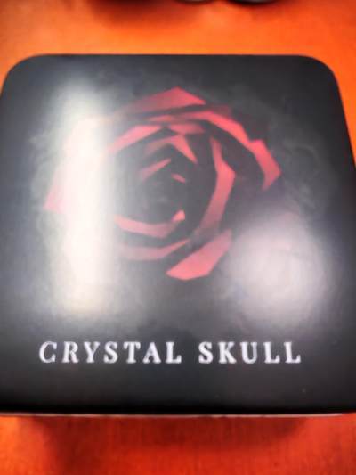 长老汇蛇年精选第六十一场拍卖 2018赤道几内亚水晶骷髅1000法郎镶嵌施华洛水晶黑化精制银币，1盎司999银，盒证全，1750枚