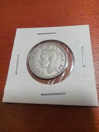 长老汇蛇年精选第六十一场拍卖 1942英国乔治六世1先令银币，5.66克500银