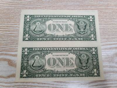 【币将精彩】纸币杂项拍卖（2026-4-27） 美元两连体纸币unc（084）