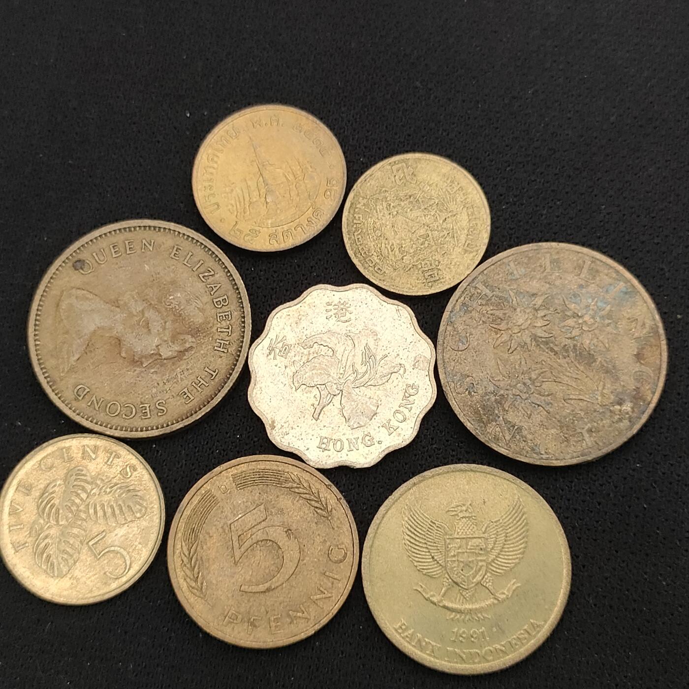 猩哥外币小铺➨【第196场】 硬币8个