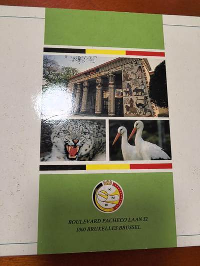 长老汇蛇年精选第六十一场拍卖 1993比利时安特卫普动物园150周年10枚套币+1枚圆形铜章，卡装