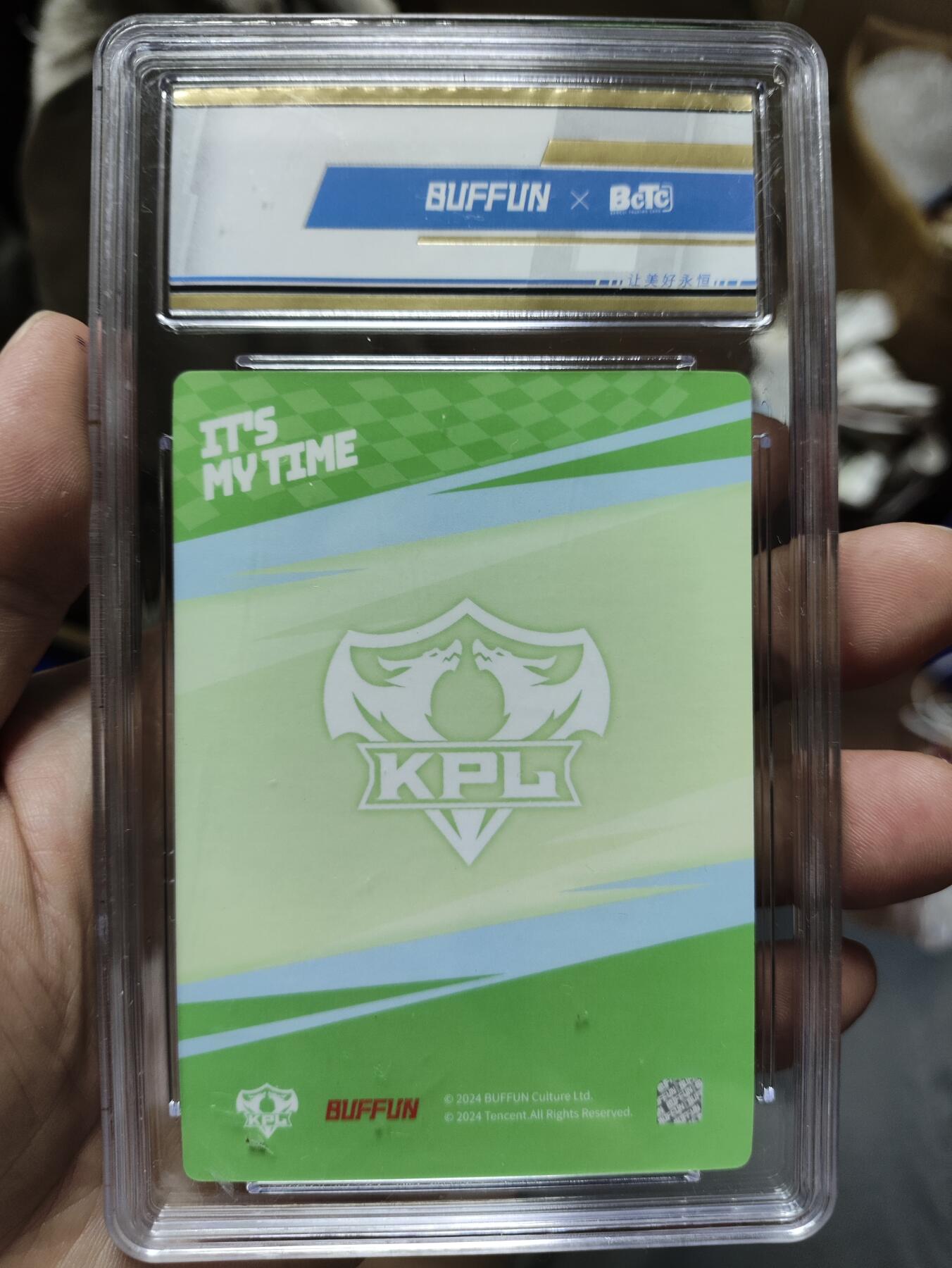 2024BUFFUNXKPL 闪耀3（ChinaJoy限定版）定格/选手/海报卡 苏州KSG.小麦 SR闪耀选手卡 绿平行