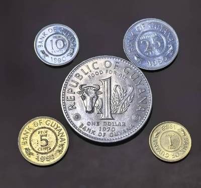 北京马甸外国币专卖第145期，外国币专场，陆续上拍，欢迎关注 圭亚那