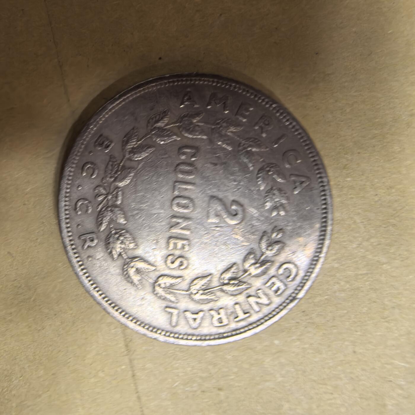 泡泡币外币第五场可代拍15038385335微信 1968年哥斯达黎加2元。