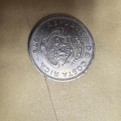 泡泡币外币第五场可代拍15038385335微信 - 1978年哥斯达黎加2元。