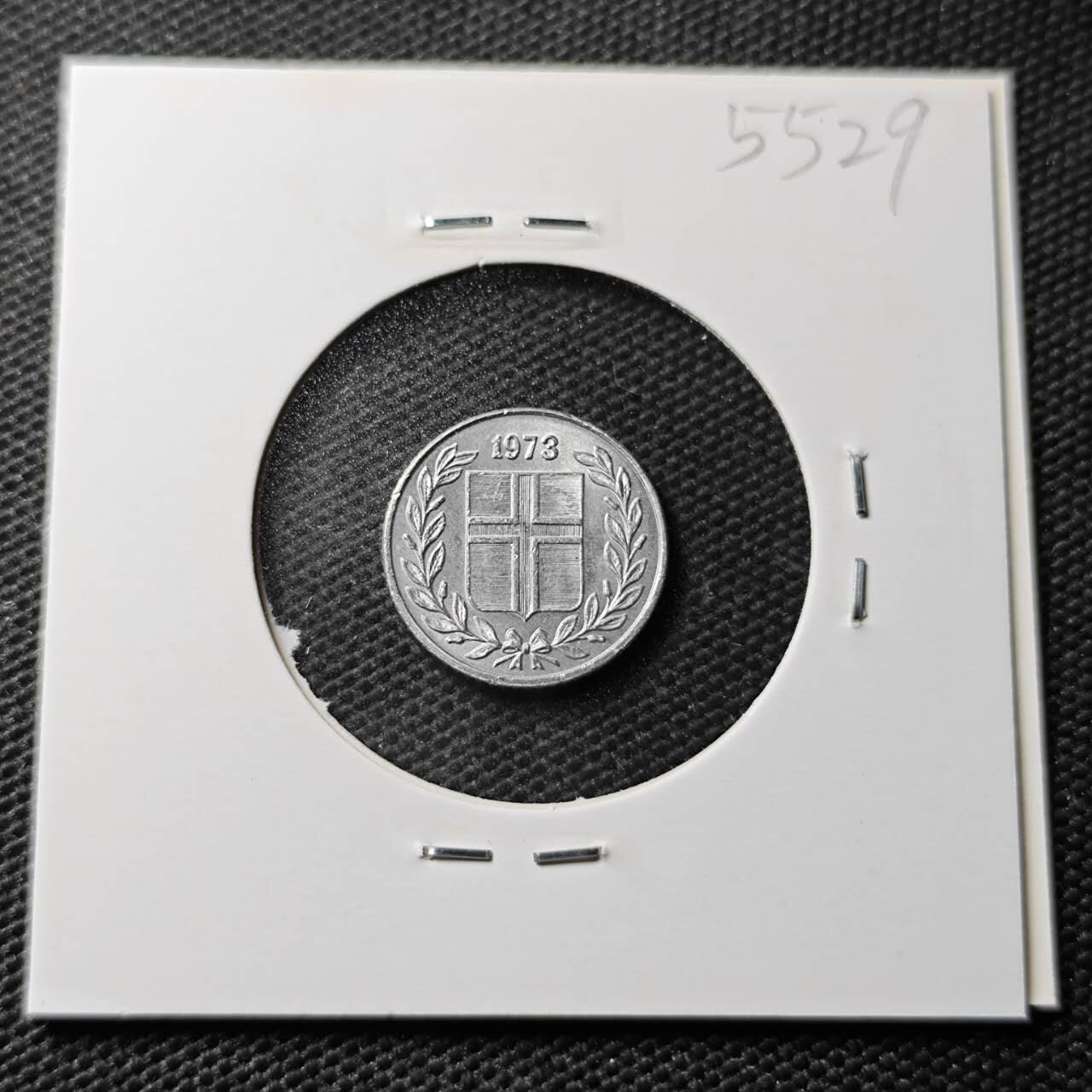 KK钱币收藏小铺 第355场 2月预留时间 周末发货  1973冰岛10奥拉