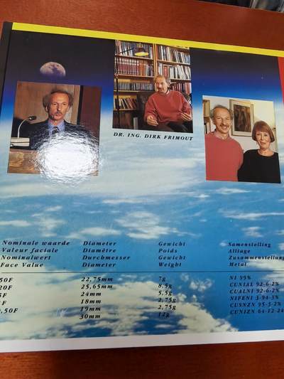 长老汇蛇年精选第六十一场拍卖  1992比利时10枚套币+1枚圆形铜章，卡装，克书35美金