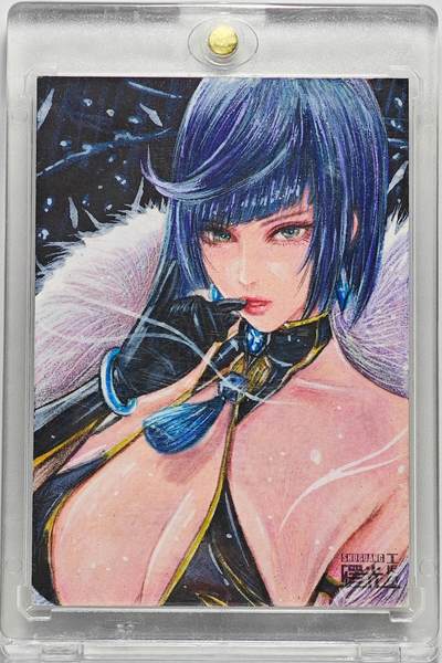 白泽拍卖卡牌手绘专场第26期（霜降天寒蝉噤语，风高夜冷桂留香） 2025 曙光工作室手绘卡 幻  ec亲签