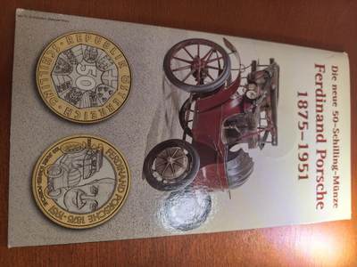 长老汇蛇年精选第六十一场拍卖 2000奥地利保时捷百年50先令多边形双金属币，卡装