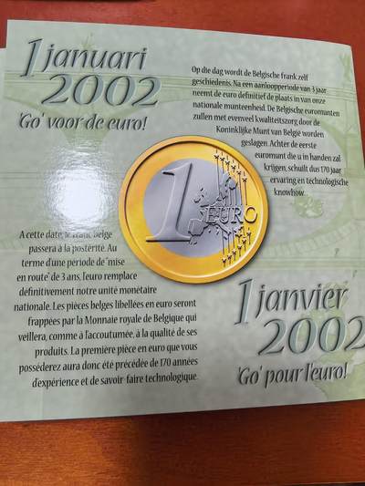 长老汇蛇年精选第六十一场拍卖 2001比利时再见了法郎10枚套币+1枚圆形铜章，卡装，克书40美金