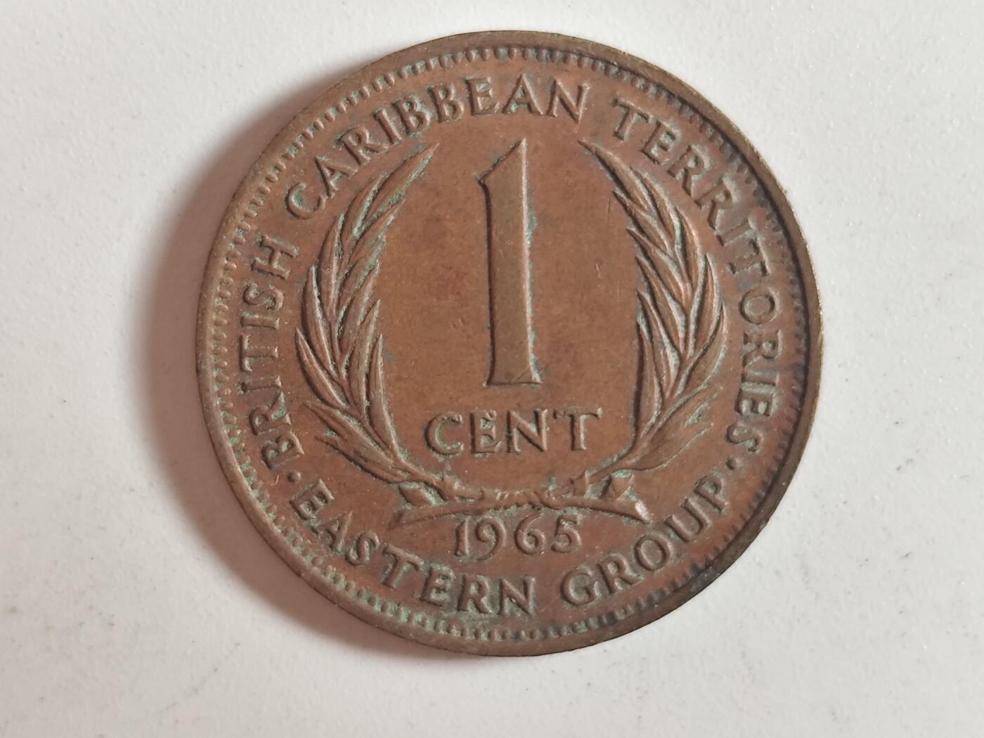 10月13日纸币散币专场拍卖（1元起） 1965年东加勒比1分