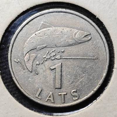 KK钱币收藏小铺 第355场 2月预留时间 周末发货 -  1992拉脱维亚1拉特