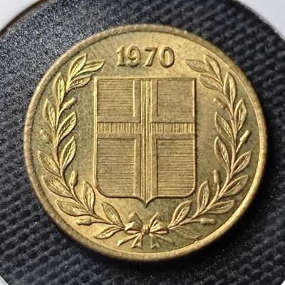 KK钱币收藏小铺 第355场 2月预留时间 周末发货 -  1970冰岛50奥拉