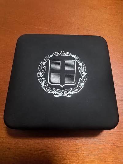 长老汇蛇年精选第六十一场拍卖 2022希腊世界渔业和水产年6欧元精制银币，10克925银，2000枚，盒证全（2）