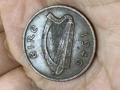 2025年第一百零九场(总第一百三十五场）外国好品散币(免佣金) - 爱尔兰🇮🇪1946年1便士(共和国时期第一套)