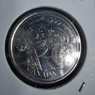 沼泽如烟--第873场 - 加拿大1999年25分纪念币