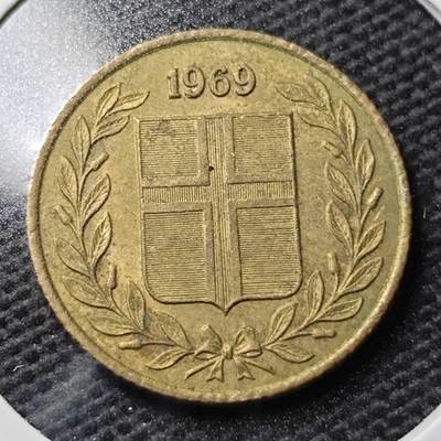 KK钱币收藏小铺 第355场 2月预留时间 周末发货 -  1969冰岛50奥拉