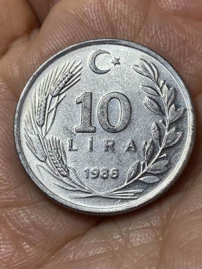 2025年第一百一十场(总第一百三十六场）外国好品散币(免佣金) - 土耳其🇹🇷1986年10里拉