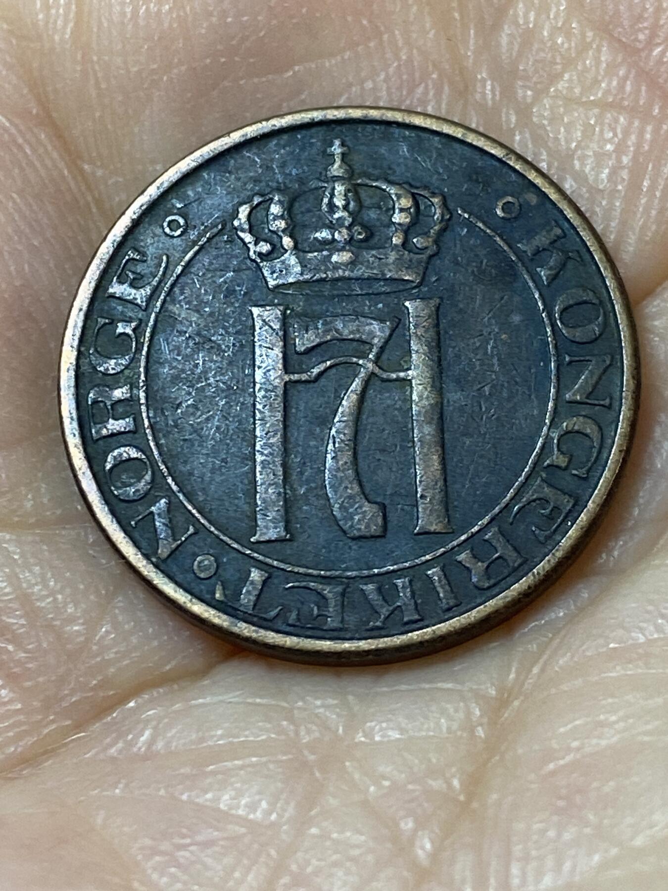 2025年第一百一十场(总第一百三十六场）外国好品散币(免佣金) 挪威🇳🇴1950年2欧尔(哈康七世第二版)